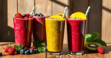 3 Receitas de Smoothies Deliciosos e Nutritivos para Experimentar