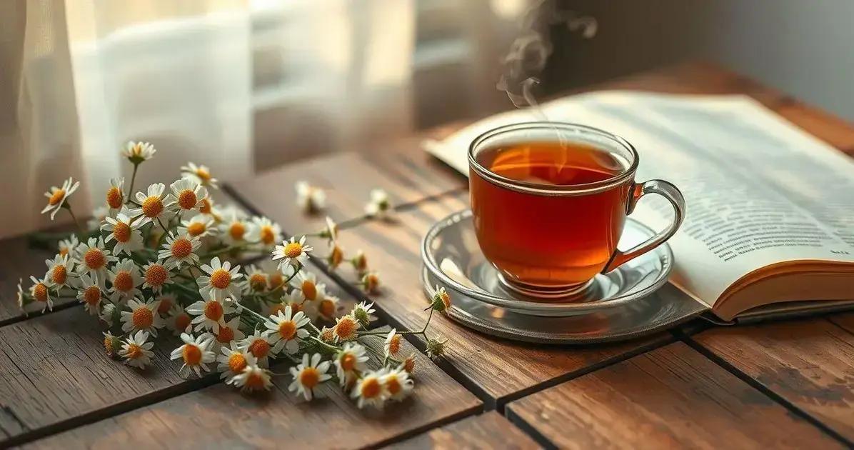 Benefícios do chá de camomila para pressão alta