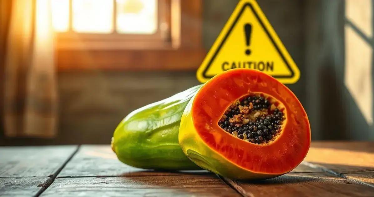 Cuidados ao Consumir Mamão