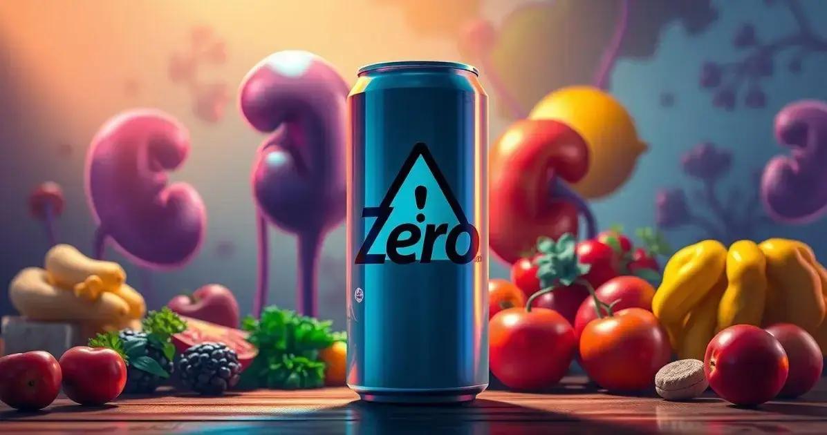 Impacto do refrigerante zero na saúde renal