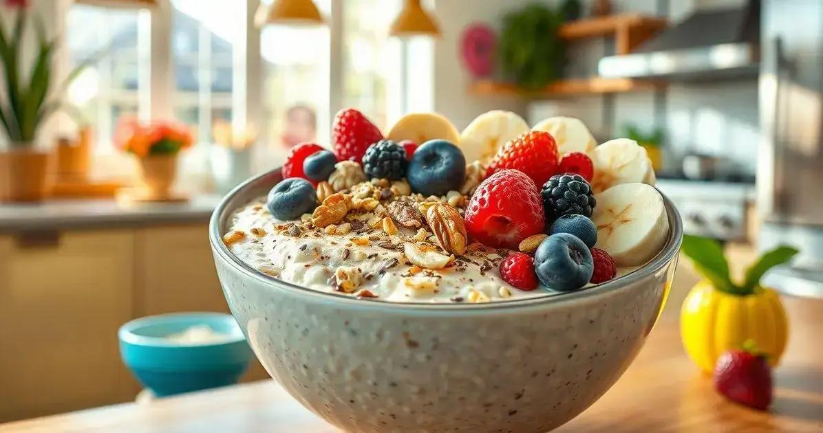 Como montar uma refeição saudável com aveia