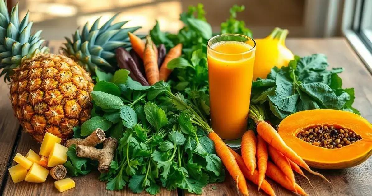 Receitas de sucos para aliviar a dor na coluna